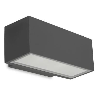 Image of Afrodita LED Light Outdoor Small Wall Washer Urban grey IP65