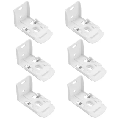 Image of LT Easiyl 6pcs Tube Diameter 48x29mm Roman Blinds Push Spring Bracket for Face Fixing Side Winder Head Rail Shutters Roller Blind Brackets