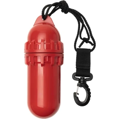 Image of Cressi Dry Box 130mm Red Watertight Store Objects Securely and Protect from Sand, Dust, Debris, Red, 130mm, Unisex