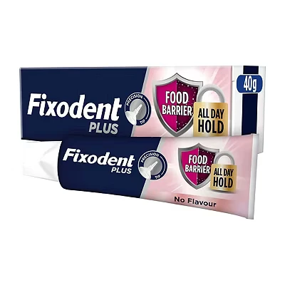 Image of Fixodent Plus Foodseal Denture Adhesive 40g
