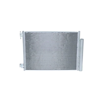 Image of 8660006076, 921001697R Condenser NRF 350357 with dryer, seal ring 15,5mm 10,1mm Aluminium 520mm SMART: Fortwo III Coupe, Forfour II Hatchback