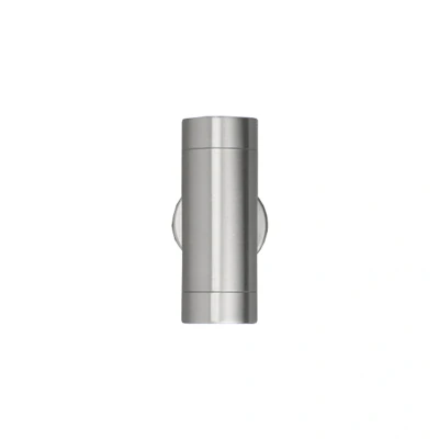 Image of Up/Down GU10 Wall Light Stainless Steel Bell Lighting Luna
