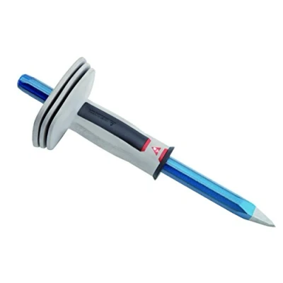 Image of Octagonal Chrome Vanadium Steel Body Point Chisel 18 x 250 mm with Guard