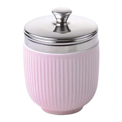 Image of BIA Fluted Egg Coddler Celadon Pink