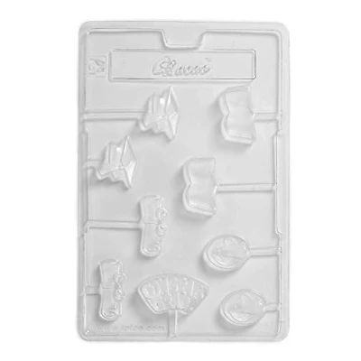 Image of Graduation Lollies Chocolate Mould 9 Cavity
