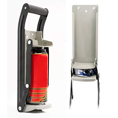 Image of ADEPTNA Heavy Duty 16oz 2 in 1 Can Crusher with Bottle Opener Large Beer Tin Wall Mounted Recycling Tool