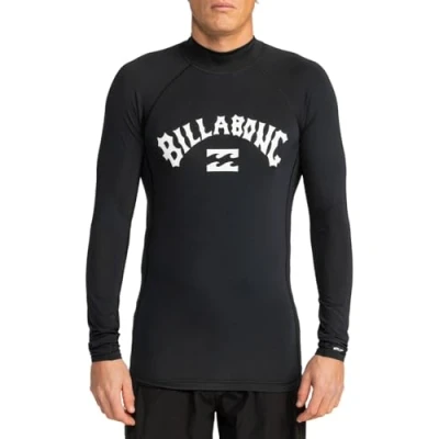 Image of Billabong Logo Surf L/SL Tee for Mens Black L