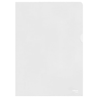 Image of Esselte Quality Folder A4, Clear Matt Finish, 85 Micron Polypropylene, Box of 100, 54852