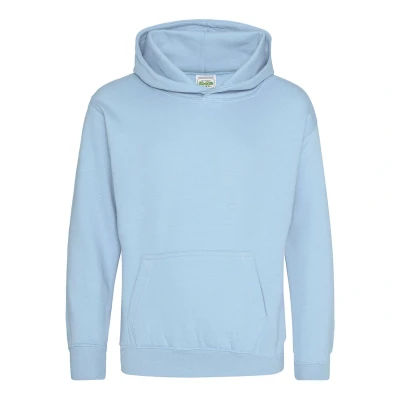 Image of AWDis Boy&#039;s Kids Hoodie, Blue (Sky Blue), X Small