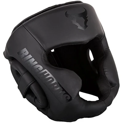 Image of Venum Ringhorns Unisex Charger Headgear, Black/Black, One Size