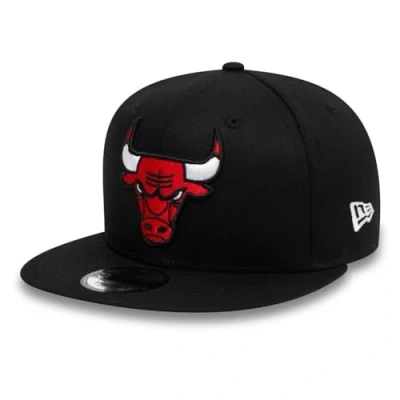 Image of New Era Chicago Bulls NBA Essential Black 9Fifty Adjustable Snapback Cap