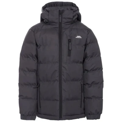 Image of Trespass Tuff Jacket, Dark Grey, 3 Years, Unisex Children