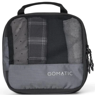 Image of Gomatic Packing Cubes, Compression Luggage organisers for Carry On, Suitcases, Travel Bags, Small Grey