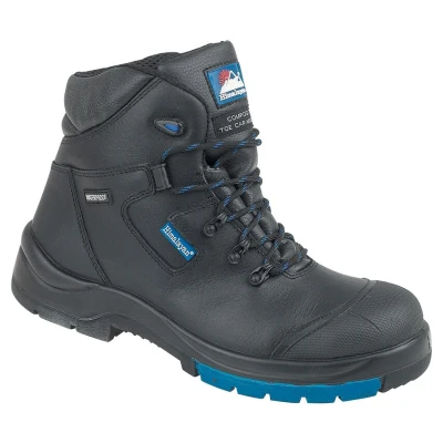 Image of Himalayan Himalayan, Unisex Adults SRC Safety Boots, Black (Black 002), 12 UK (47 EU)