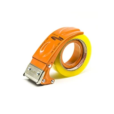 Image of PROSUN Tape Packing Dispenser Gun, Fast Reload 75mm (3 Inch) Heavy Duty Parcel Pistol Grip Carton Sealer, Orange