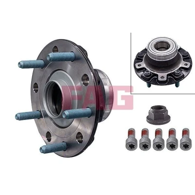 Image of 2207478, 2219721, BK212B664DB, KK212B664BA, KTKK211A049BA Wheel bearing kit FAG 713 6793 20 198,5mm FORD: Transit Custom V362 Van, Mk7 Van