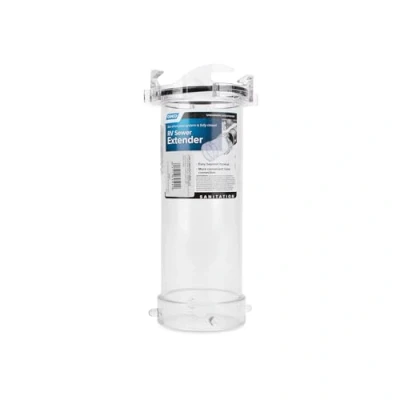 Image of Camco Manufacturing 39592: Rv Sewer Extender, 9&quot; Clear Adapter, 9 Inch