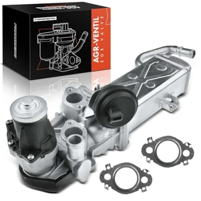 Image of Frankberg EGR Valve Cooler Compatible with A3 2009 2013 Leon 1P1 2005 2012 Octavi.a II Golf Plus 521 5M1 Passa.t 362 365 2010 2014 Tigua.n 5N 2007 2018 Replace# 03L131512AT
