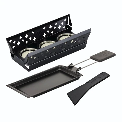Image of KUHN RIKON 32170 Mini Raclette Set, Black, Steel