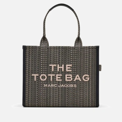 Image of Marc Jacobs The Monogram Jacquard Large Tote Bag