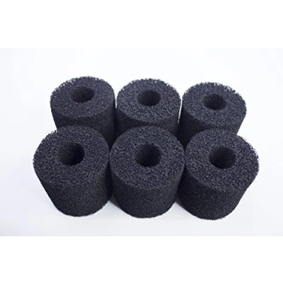 Image of LTWHOME Carbon Foam Filter Pads fit for Eheim 2628080 Aquaball 2208 2210 2212/60 130 180,Biopower 160 200 240 (Pack of 6)