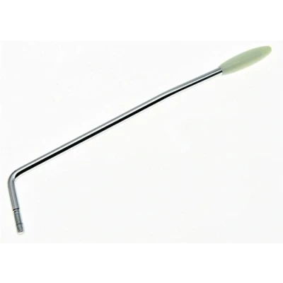 Image of KAISH Mexico Standard ST Strat Style Guitar Tremolo Trem Arm Whammy Bar for Strat/Stratocaster Chrome with Mint Green Tip