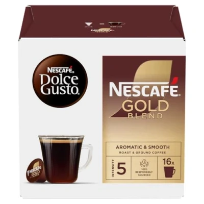 Image of NESCAFÉ Dolce Gusto Gold Blend Black Cup 16 Coffee pods