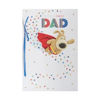 Image of Boofle Birthday Card for Dad Cute Design