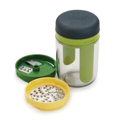 Image of Joseph Spiro Hand Held Vegetable Slicer Spiralizer, Spaghetti Zoodle Zucchini Noodle Food Maker Spiraliser Green, 24