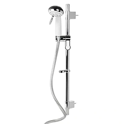 Image of Croydex Flexi Fit Four Function Metal Shower Set