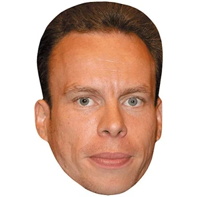 Image of Warwick Davis (Stern) Celebrity Mask, Flat Card Face, Fancy Dress Mask