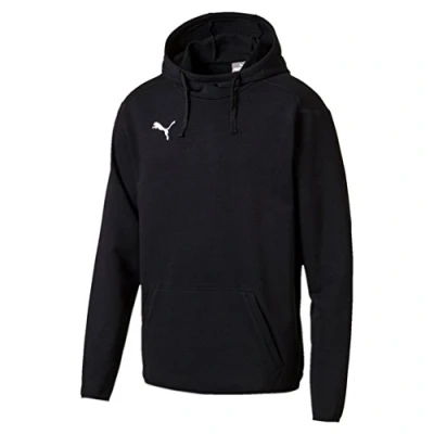 Image of PUMA Men&#039;s Liga Casuals Hoody Sweatshirt, Black, XL UK