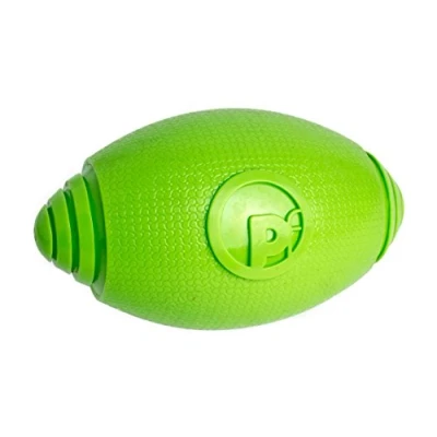Image of Petface Toyz Rugby Ball Dog Toy, Large, Green