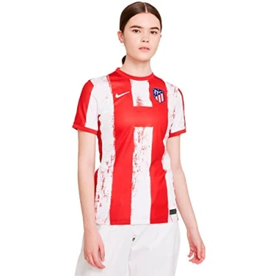 Image of Nike Atlético Madrid 2021/22 Season Jersey Home Game Equipment, L, Woman