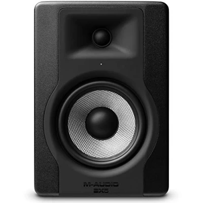 Image of M Audio BX5 5&quot; Studio Monitor Speaker for Music Production &amp; Mixing with Acoustic Space Control, 100W 2 Way Active Speaker, Single