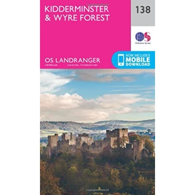 Image of Landranger 138 Kidderminster &amp; Wyre Forest Map With Digital Version