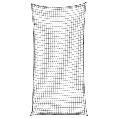 Image of vidaXL Trailer Net with Elastic Rope Black 4x2 m PP