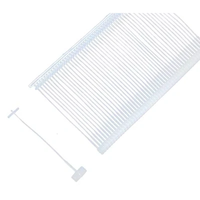 Image of White Tagging Barbs Clothing Garment Tagger Gun Fasteners Refill Pin Price Tags Standard Paddle 15mm 0.6 Inch (Pack of 1,000)