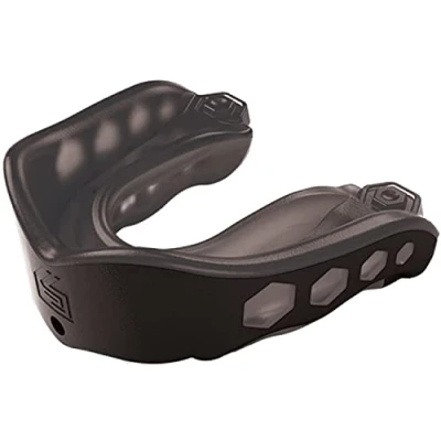 Image of Shock Doctor Kids Gel Max Convertible Mouthguard, Black Adult
