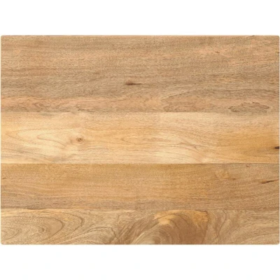 Image of vidaXL Rectangular Solid Wood Mango Dining Table Top Replacement Rustic Design 70 x 60 2.5 cm