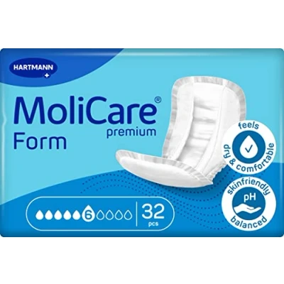 Image of MoliCare Premium Form, to be Used with Fixpants, 6 Drops, Pack of 32