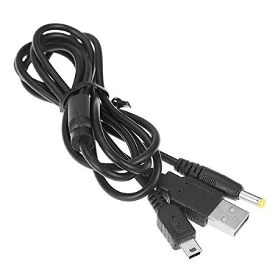 Image of Multibao 1.2M 2 in1 USB 2.0 Data Transfer Power Charger Cable Charging Cord for PSP 1000 2000 3000