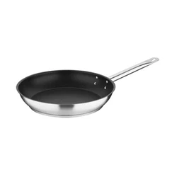 Image of Vogue Stainless Steel Non Stick Teflon Platinum Plus Frying Pan 28cm