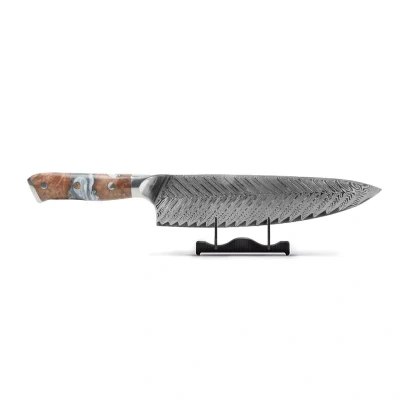 Image of Shinrai Japan Eclipse Series Damascus Chef&#039;s Knife 20 cm