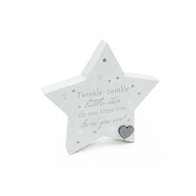 Image of Baby Sentiment Mantel Plaque Twinkle Little Star