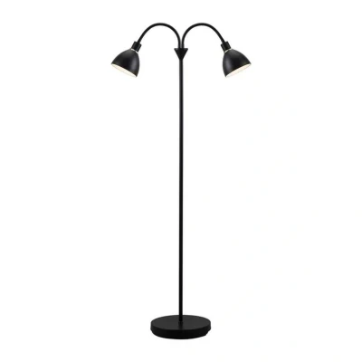 Image of Nordlux Two bulb floor lamp Ray made of black metal