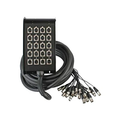 Image of Pulse PLS00327 20 Way 16/4 XLR Multicore Stage Box, 40m