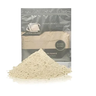 Image of Glass Polish PRO 1kg Cerium Oxide Fine Grade Polishing Powder TREO 95% 2.5 Microns White