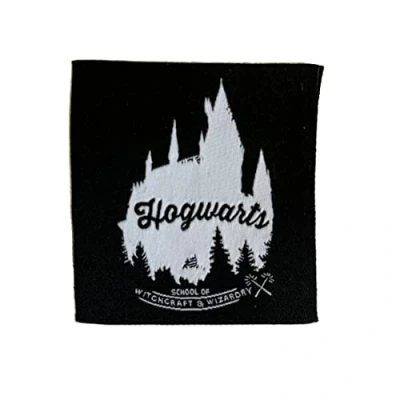 Image of Mono Quick Harry Potter Hogwarts Crest Iron On Patches Adhesive Emblem Stickers Appliques, Size: 5,5 x 5,9 cm