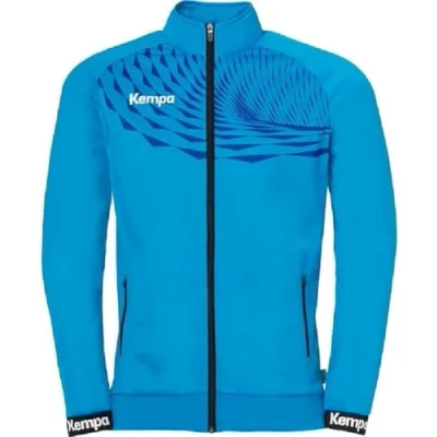 Image of Kempa Men&#039;s Wave 26 Poly Boys&#039; Sports Football Training Sweatshirt Sweat Jacket, Blue (Kempa Blue/Royal), XXL